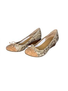 NWOT Cole Haan faux snake skin wedges
